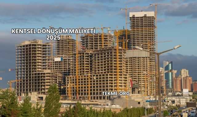 Kentsel Dönüşüm Maliyeti 2025