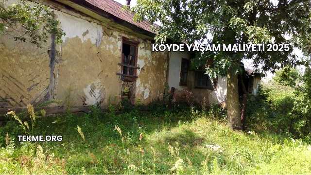 Köyde Yaşam Maliyeti 2025