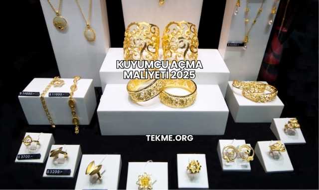 Kuyumcu Açma Maliyeti 2025