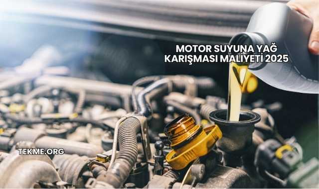 Motor Suyuna Yağ Karışması Maliyeti 2025
