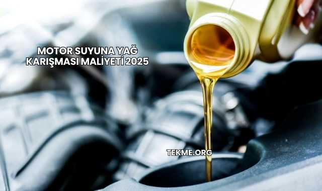 Motor Suyuna Yağ Karışması Maliyeti 2025