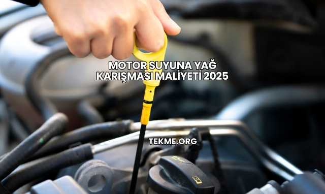 Motor Suyuna Yağ Karışması Maliyeti 2025