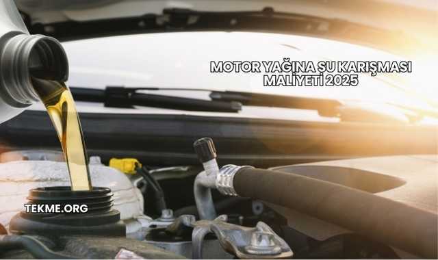 Motor Yağına Su Karışması Maliyeti 2025