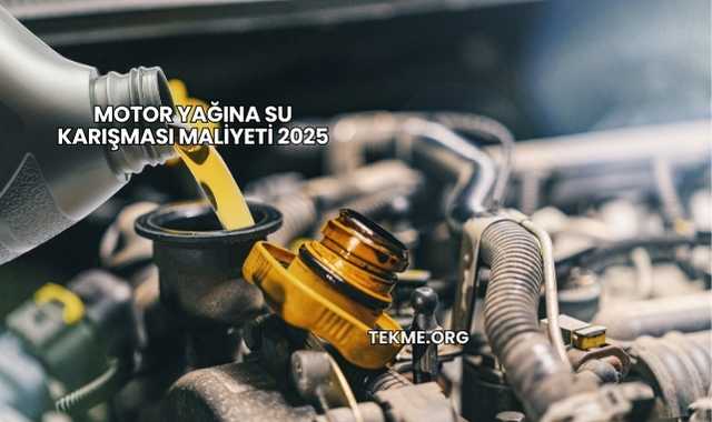 Motor Yağına Su Karışması Maliyeti 2025