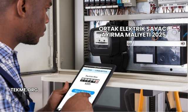Ortak Elektrik Sayacı Ayırma Maliyeti 2025