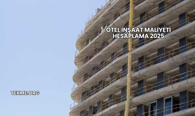 Otel İnşaat Maliyeti Hesaplama 2025