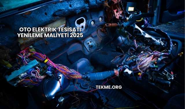 Oto Elektrik Tesisatı Yenileme Maliyeti 2025