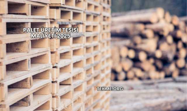 Palet Üretim Tesisi Maliyeti 2025