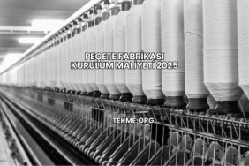 Peçete Fabrikası Kurulum Maliyeti 2025