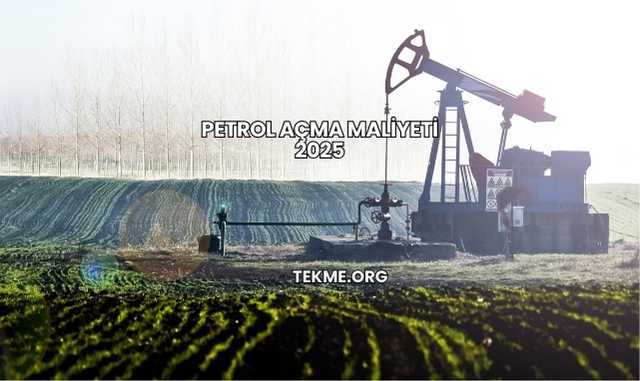 Petrol Açma Maliyeti 2025