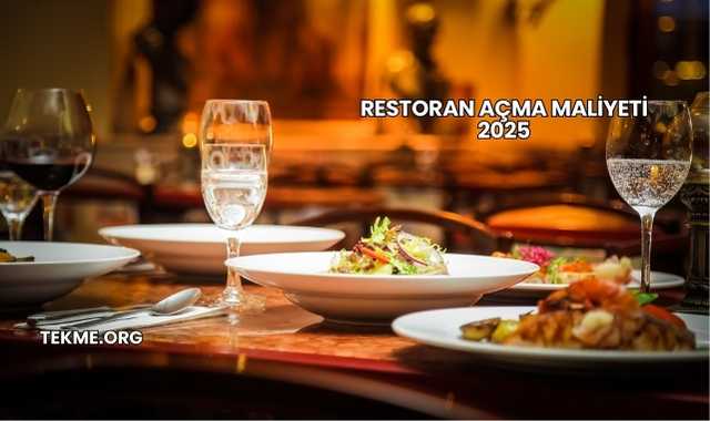 Restoran Açma Maliyeti 2025