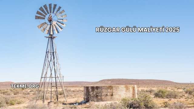 Rüzgar Gülü Maliyeti 2025