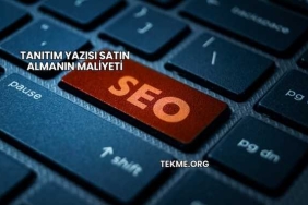 Tanıtım Yazısı Satın Almanın Maliyeti