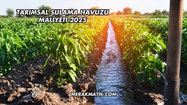 Tarımsal Sulama Havuzu Maliyeti 2025