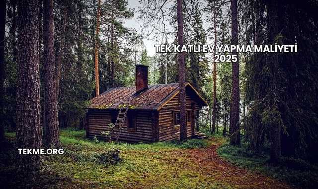 Tek Katlı Ev Yapma Maliyeti 2025