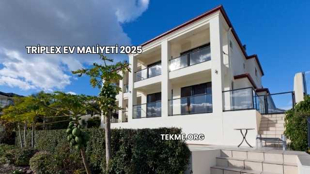 Triplex Ev Maliyeti 2025