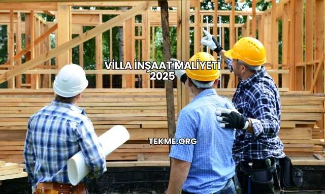 Villa İnşaat Maliyeti 2025