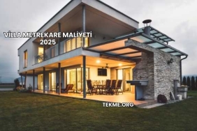 Villa Metrekare Maliyeti 2025