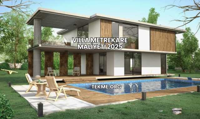 Villa Metrekare Maliyeti 2025