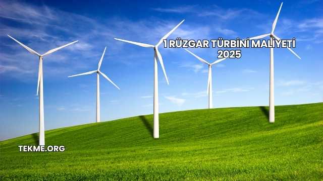 1 Rüzgar Türbini Maliyeti 2025