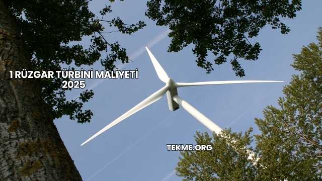 1 Rüzgar Türbini Maliyeti 2025