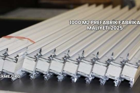 1000 m2 Prefabrik Fabrika Maliyeti 2025