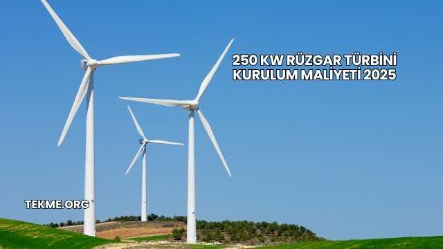 250 kw Rüzgar Türbini Kurulum Maliyeti 2025