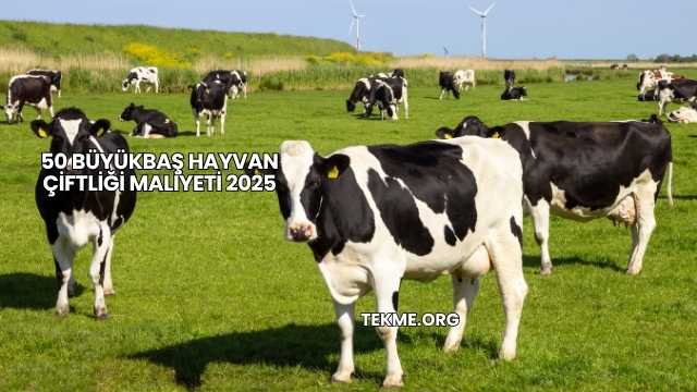 50 Büyükbaş Hayvan Çiftliği Maliyeti 2025