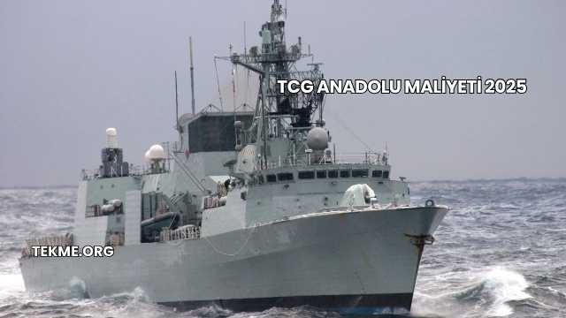 TCG Anadolu Maliyeti 2025