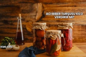 Acı Biber Turşusu Kilo Verdirir mi?