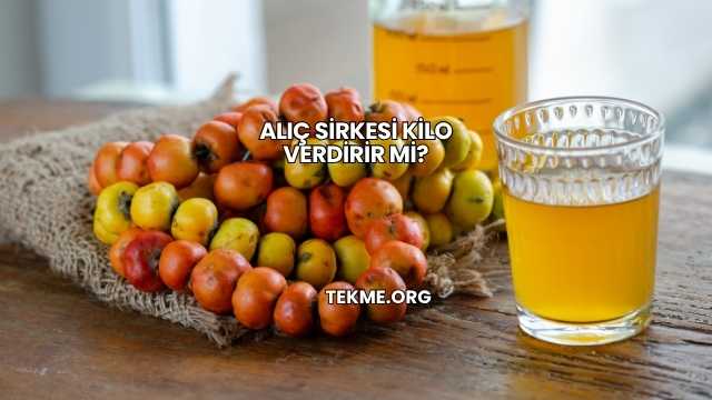 Alıç Sirkesi Kilo Verdirir mi?