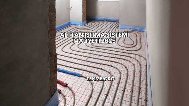 Alttan Isıtma Sistemi Maliyeti 2025