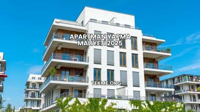Apartman Yapma Maliyeti 2025