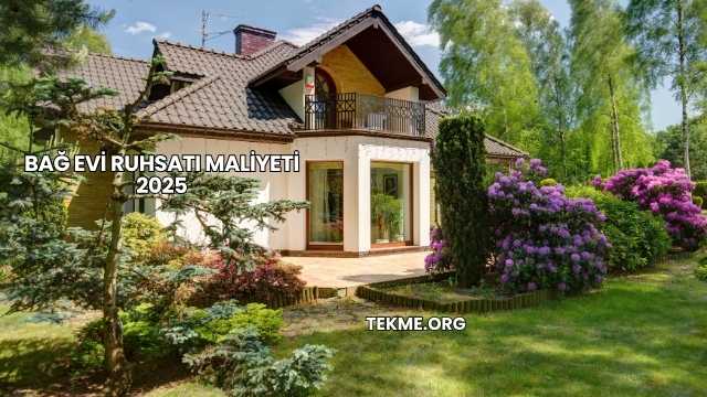 Bağ Evi Ruhsatı Maliyeti 2025