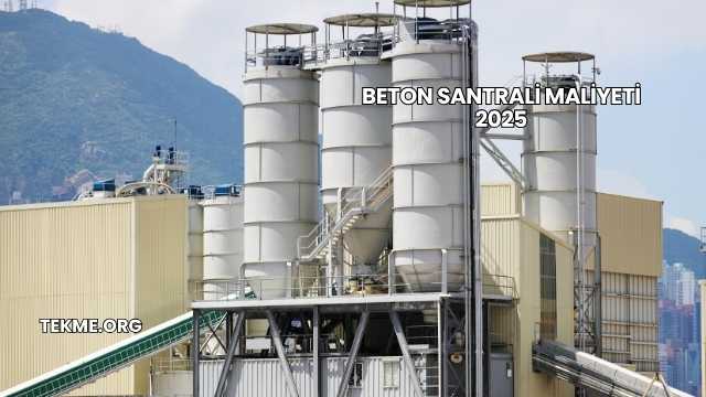 Beton Santrali Maliyeti 2025