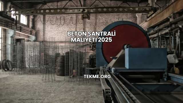 Beton Santrali Maliyeti 2025