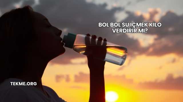 Bol Bol Su İçmek Kilo Verdirir mi?