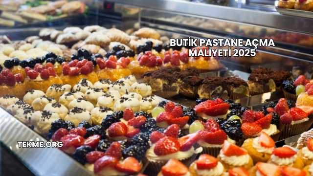 Butik Pastane Açma Maliyeti 2025