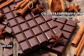 Çikolata Fabrikası Kurma Maliyeti 2025