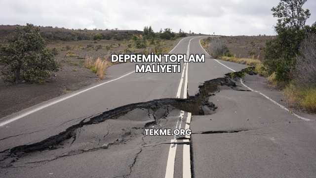 Depremin Toplam Maliyeti