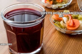 Diyette Acılı Şalgam İçilir mi?