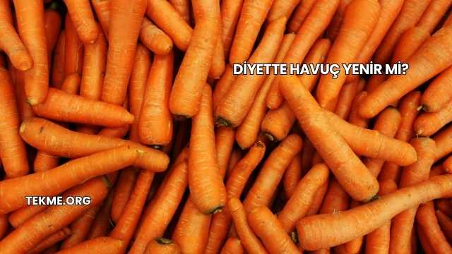 Diyette Havuç Yenir mi?