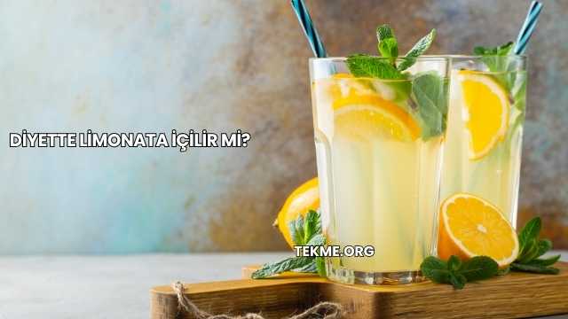 Diyette Limonata İçilir mi?
