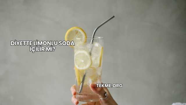 Diyette Limonlu Soda İçilir mi?