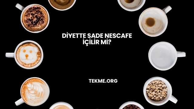Diyette Sade Nescafe İçilir mi?