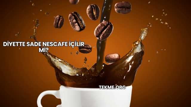 Diyette Sade Nescafe İçilir mi?