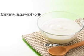 Diyette Yoğurt Yenir mi?