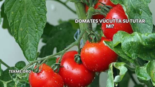 Domates Vücutta Su Tutar mı?