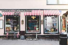 Dükkan Açma Maliyeti 2025