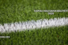 Kapalı Halı Saha Maliyeti 2025